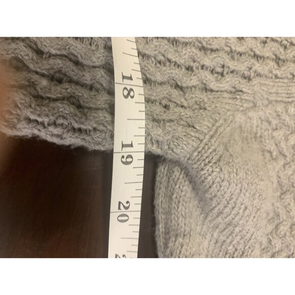 Jason Wu Cable Knit Cropped Cotton Wool Sweater Size S/P - Picture 5 of 8